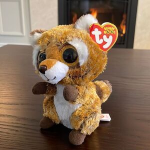 2020 Ty Beanie Boos Rusty the Red/Orange Fox 6” tall NWT Excellent Condition